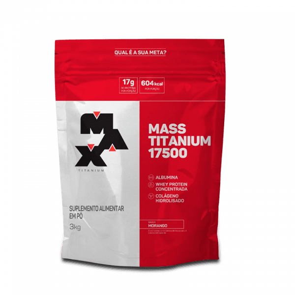 Mass Titanium 17.500 3kg Max Titanium Morango