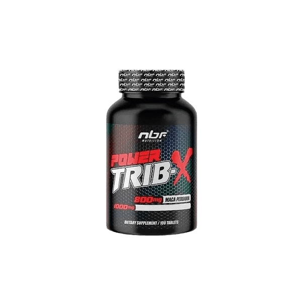 Power Trib-X Tribulus Terrestris 1000mg 85% Saponins com 800mg Maca Peruana 100 Tablets NBF Nutrition