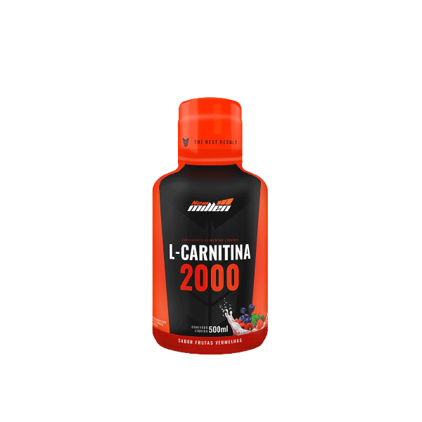 L-Carnitina 2000 500ml New Millen Frutas Vermelhas