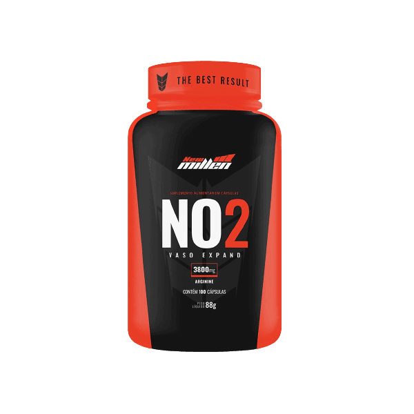 NO2 Vaso Expand Arginine Vasodilatador Arginina 380mg 100Caps New Millen