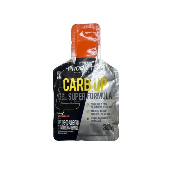 Carb UP Gel Super Fórmula 1 Sachê de 30g Probiótica Laranja