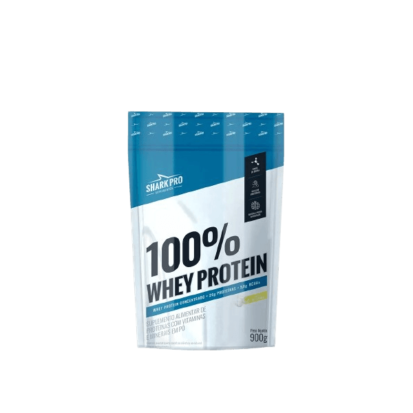 100% Whey Protein Refil 900g Shark Pro Leitinho