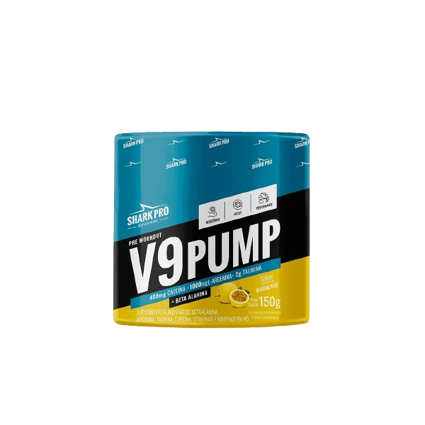 V9 Pump Pré Treino 300g Shark Pro Maracujá