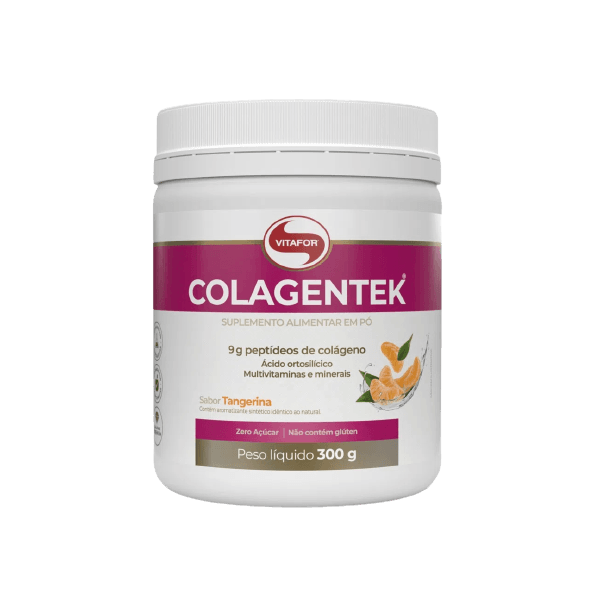 Colagentek Colágeno 300g Vitafor Tangerina