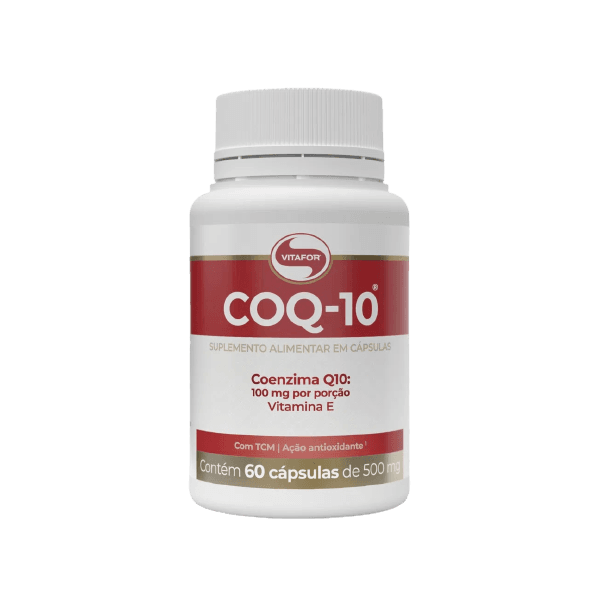 COQ10 Coenzima 100mg Vitamina E 500mg 60Caps VitaFor