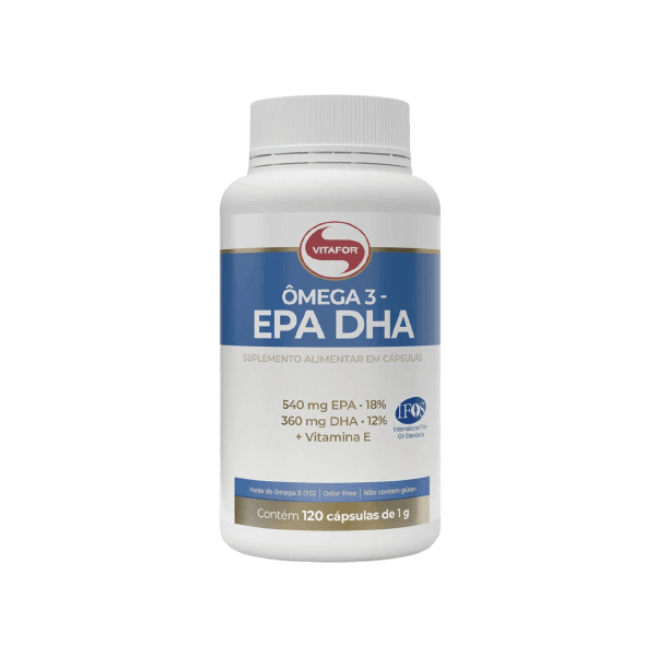 Ômega 3 EPA 540mg DHA 360mg Vitamina E 120Caps Vitafor