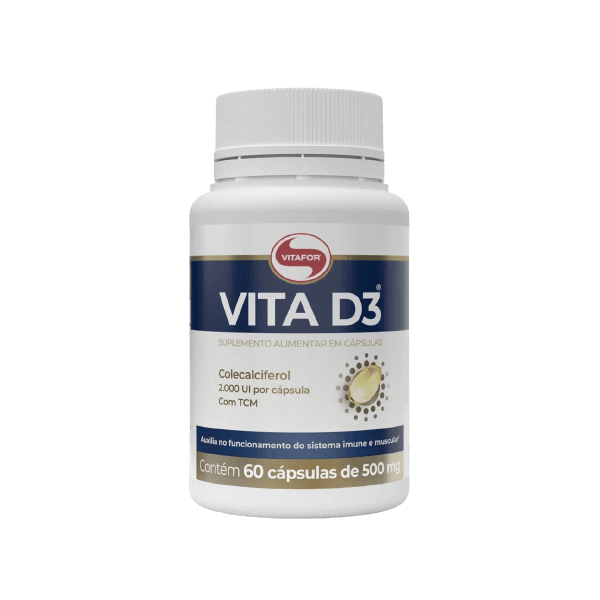 Vitamina D3 500mg 60Caps Vitafor