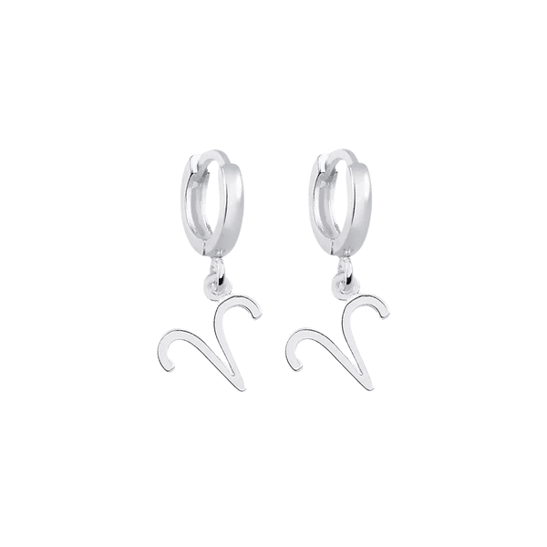 BRINCO ARGOLINHA SIGNO PEIXES PRATA 925 - My Prata Joias