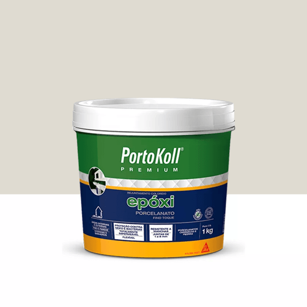 Rejunte Epóxi Porcelanato - Portokoll - Marfim 1KG