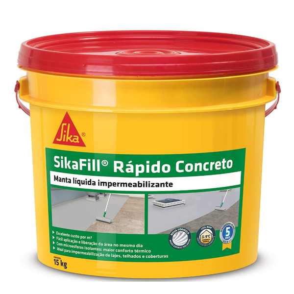 Sikafill Rapido Concreto - Balde 15kg