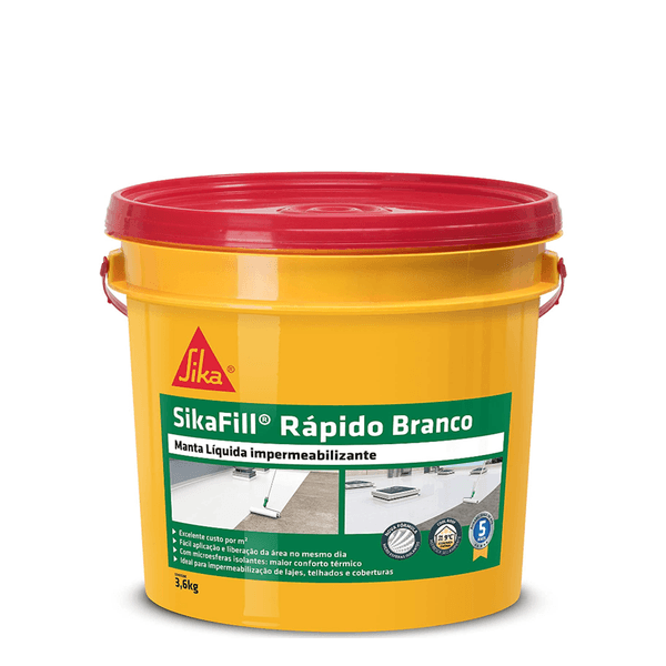 Sikafill Rapido Branco - Galão 3,6kg