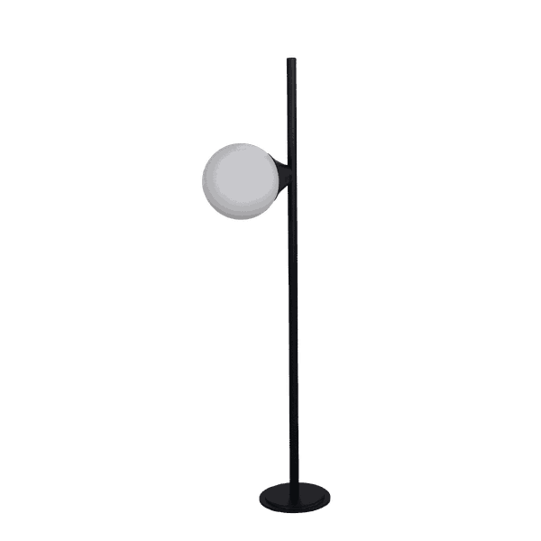 ESPETO 60CM C/ GLOBO LEITOSO 10CM PRETO 1XG9