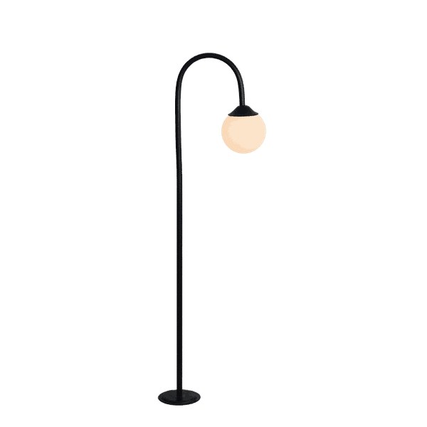 ESPETO 60CM C/ GLOBO LEITOSO 12CM PRETO 1XG9
