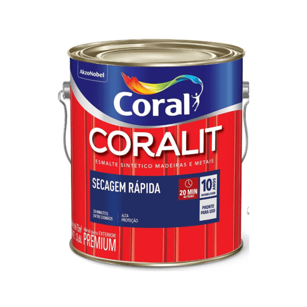 CORALIT SEC RAPIDA BRILHANTE LARANJA 3,0L CORAL