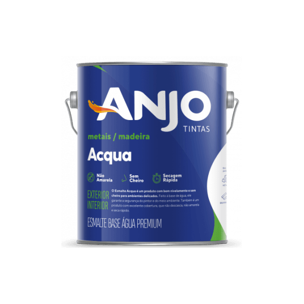 ACQUA ESMALTE SINTETICO BASE AGUA BRANCO BR PREMIUM 3,6L - ANJO