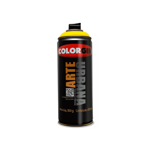 SPRAY COLORGIN ARTE URBANA FOSCO AMARELO SOL 400ML - SHERWIN WILLIAMS