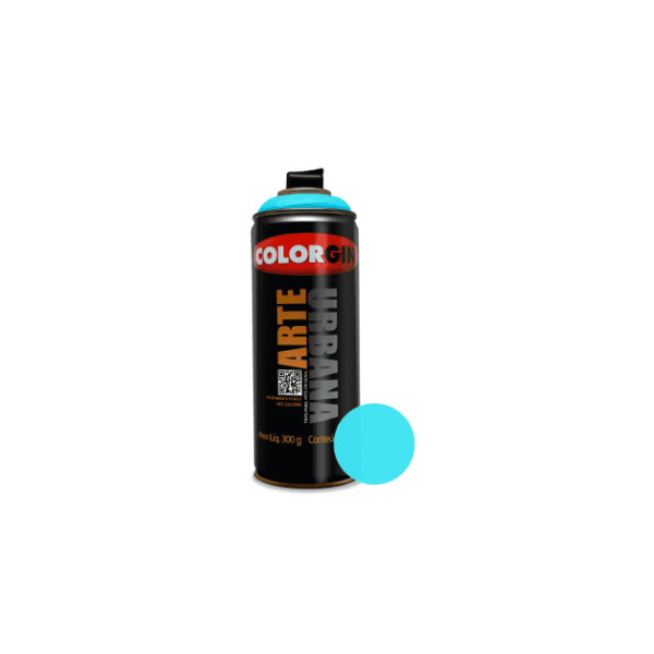 SPRAY COLORGIN ARTE URBANA FOSCO AZUL CELESTE 400ML - SHERWIN WILLIAMS