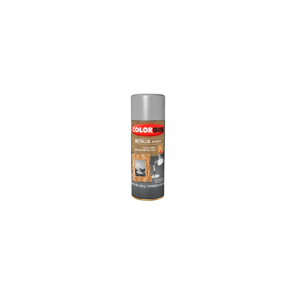 SPRAY COLORGIN METALLIK PRATA 350ML - SHERWIN WILLIAMS