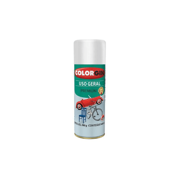SPRAY COLORGIN USO GERAL BRANCO BRILHANTE 400ML - SHERWIN WILLIAMS