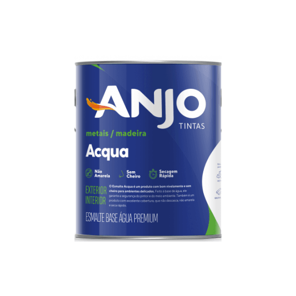 ACQUA ESMALTE SINTETICO BRANCO BR PREMIUM 900ML - ANJO