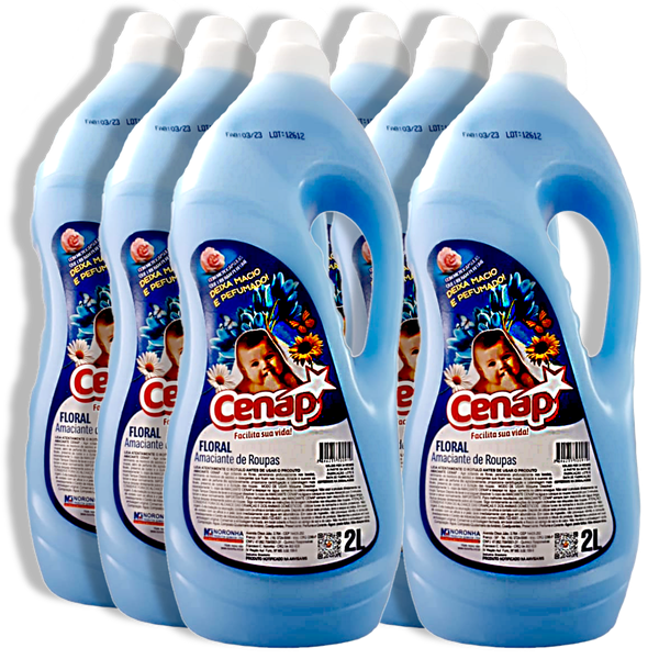 Amaciante Floral Azul Cenap 6x2l Loja