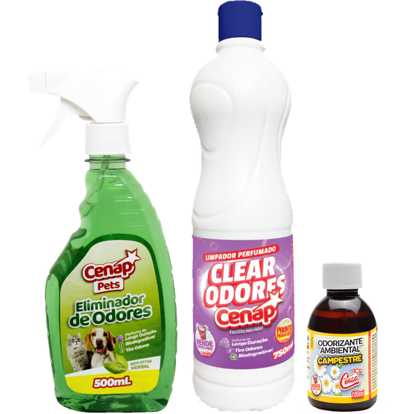 KIT PARA LIMPEZA DO AMBIENTE DO PET