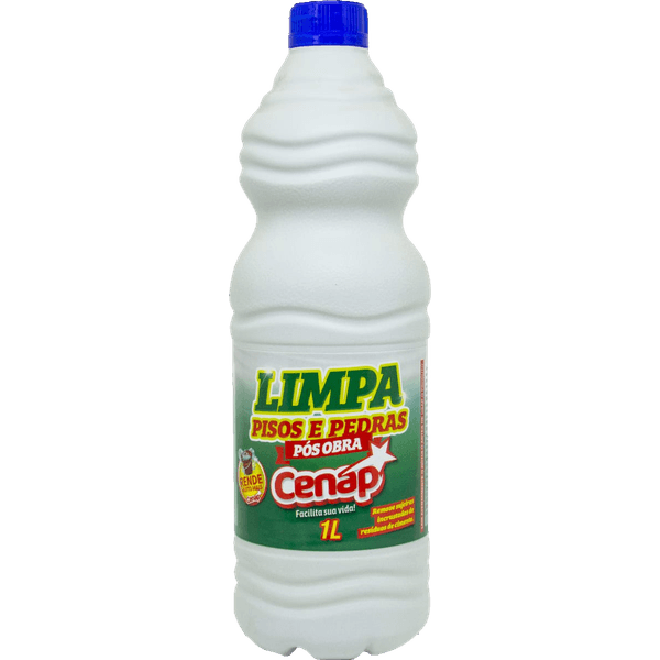 LIMPA PISOS E PEDRAS POS OBRA ACIDO MURIÁTICO 1 LITRO