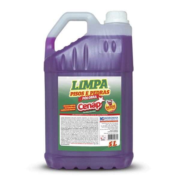 LIMPA PISOS E PEDRAS PÓS OBRA ACIDO MURIÁTICO 5 LITROS
