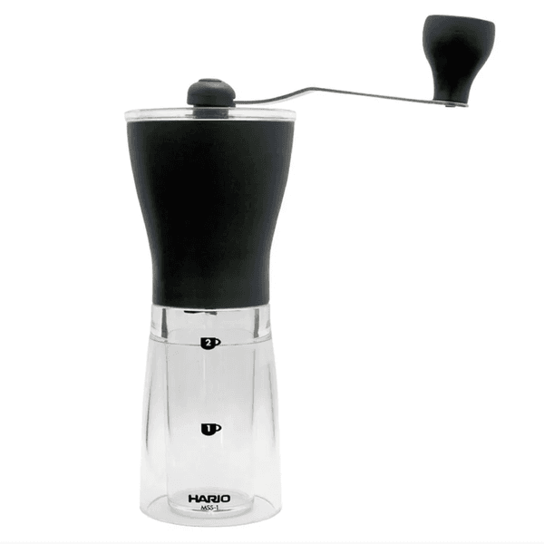 Moedor Manual Hario Slim Transparente 24g, cerâmica