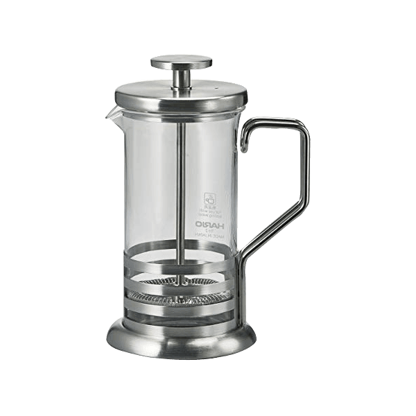 Prensa Francesa Hario Bright J Aço Inox Escovado 300ml