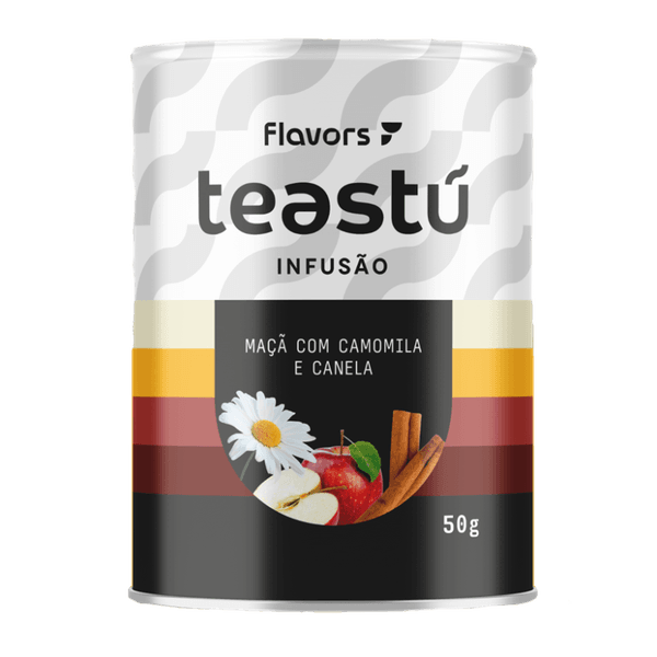 Infusão de Maçã com Camomila e Canela 50g – Teastú