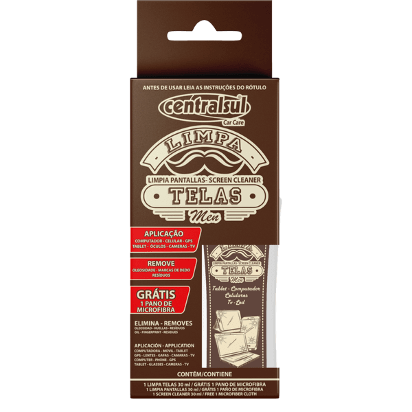 Limpa Telas Men 30ml