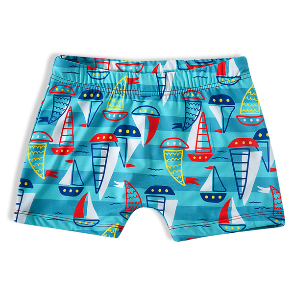 Sunga azul turquesa barcos Tip Top UV50+
