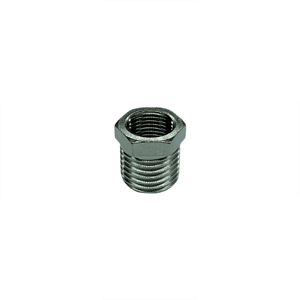 ADAPTADOR / REDUCAO ROSCA 1/4" BSP PARA 1/8" BSP