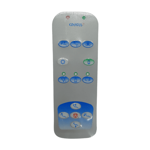 LEXAN TECLADO PAINEL CENTRAL EQUIPO HX INOVA NEW PAD GNATUS