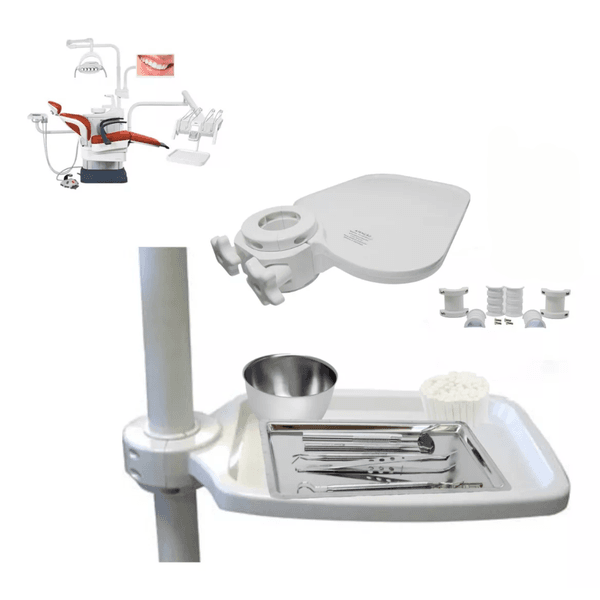 BANDEJA DE COLUNA GIRATÓRIA / AUXILIAR EQUIPAMENTO CADEIRA ODONTOLÓGICA GNATUS / DABI / SAEVO / D700