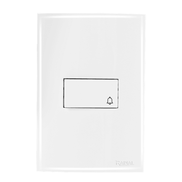  1 TECLA CAMPAINHA 10A RADIAL 1901.001 POLLAR