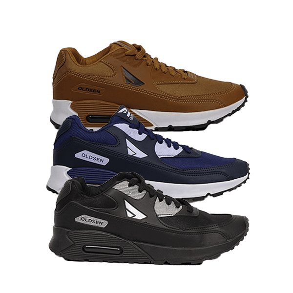 Kit 3 Tenis Oldsen Masculino Walk