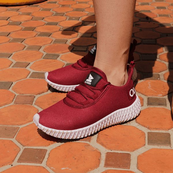 Tenis masculino shop bordo