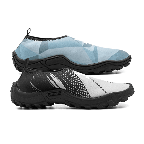 Kit 2 Pares de SAPATILHA AQUATICA AZUL+CINZA