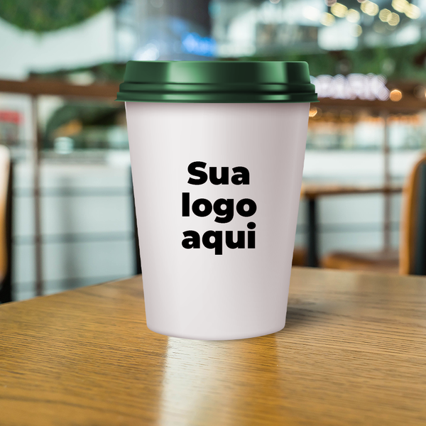 Copo de Café Personalizado – Café Olinto com Sua Marca em Destaque