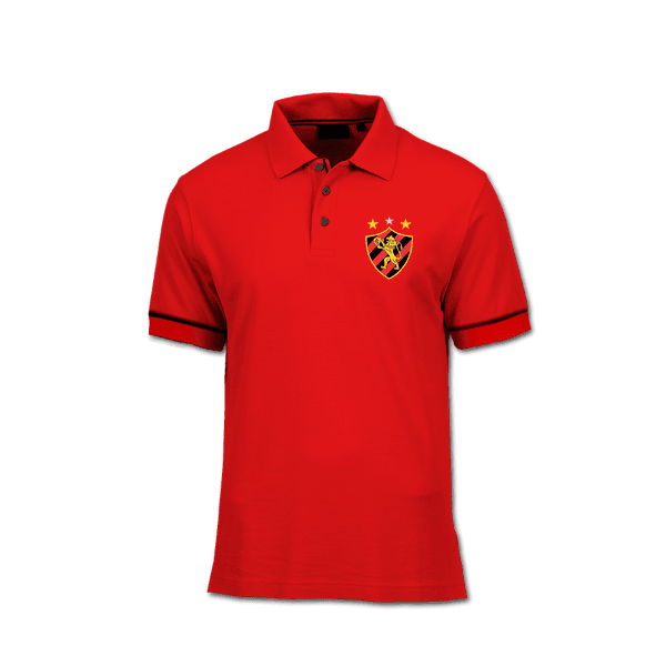 Camisa Gola Polo Sport Vermelha Torcedor REF: SR015 26