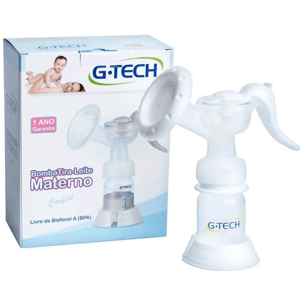 Bomba Tira Leite Materno Manual Confort G-Tech, Ortopedia São Lucas
