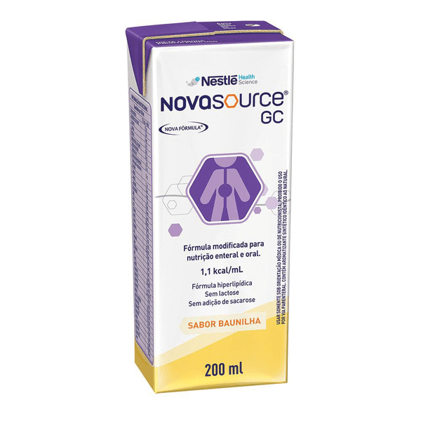 Nestlé - Novasource GC 200ml Baunilha
