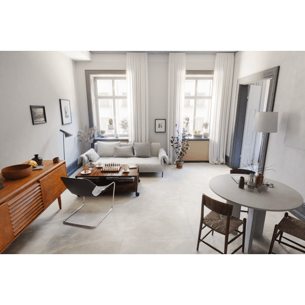 Porcelanato Delta Fuji Off White IN 73x100cm | DELTAMIL PORCELANATOS