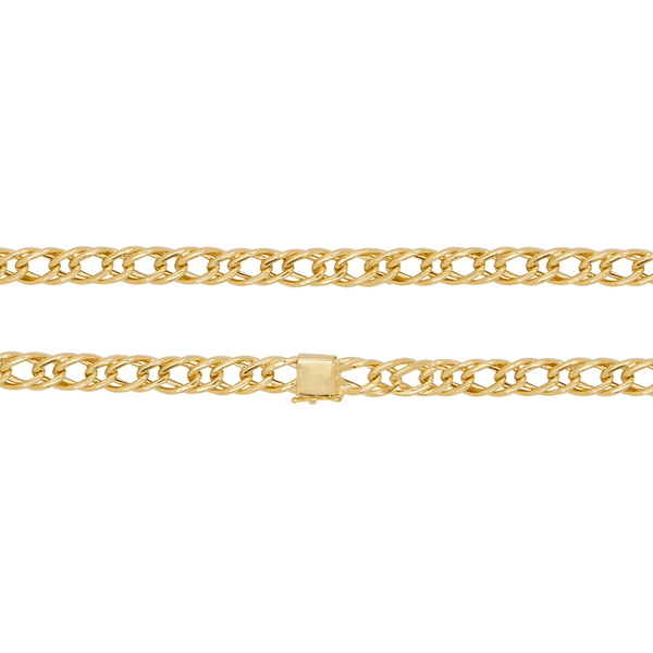 Corrente Groumet Dupla em Ouro 18K