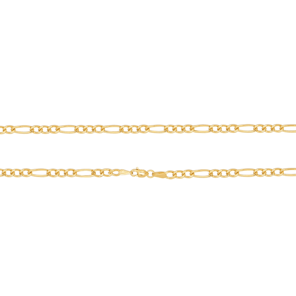 Corrente Groumet 3x1 em Ouro 18K - 60cm