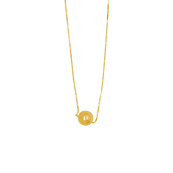 Corrente Veneziana com Bola 6mm em Ouro 18K - 45cm