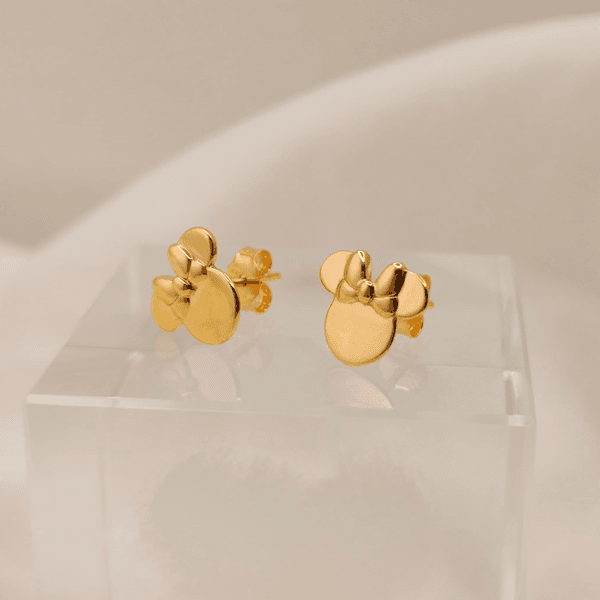 Brinco Minnie em Ouro 18K