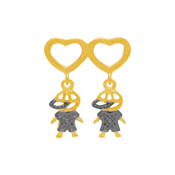 Pingente Meninos em Ouro 18K - Gêmeos